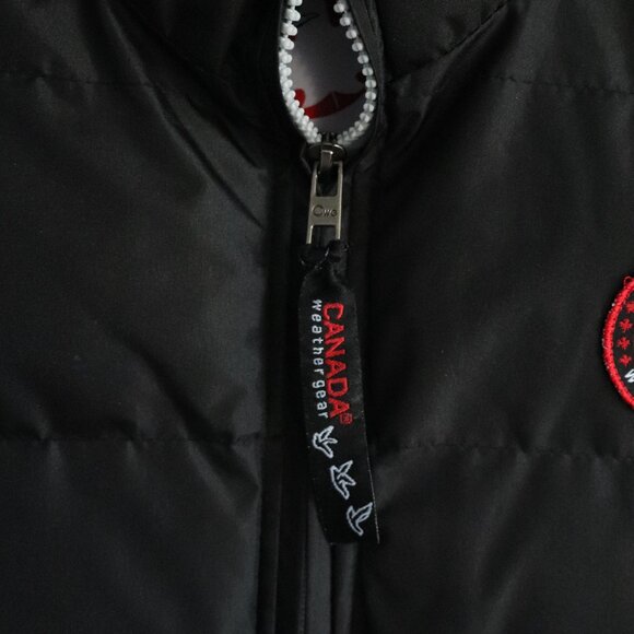 Canada Weathergear Womens Black Sz Lrg Full Zip Sleeveless Puffer Jacket - Picture 5 of 13